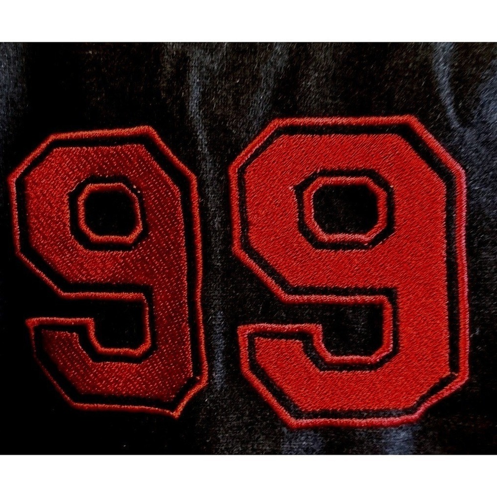 NWT Famous Stars & Straps Varsity Letterman Jacket Size 2XL Black Camo Sleeve - Picture 7 of 8